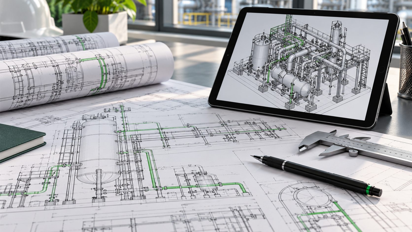 Engineering documents and 3D drawing review
